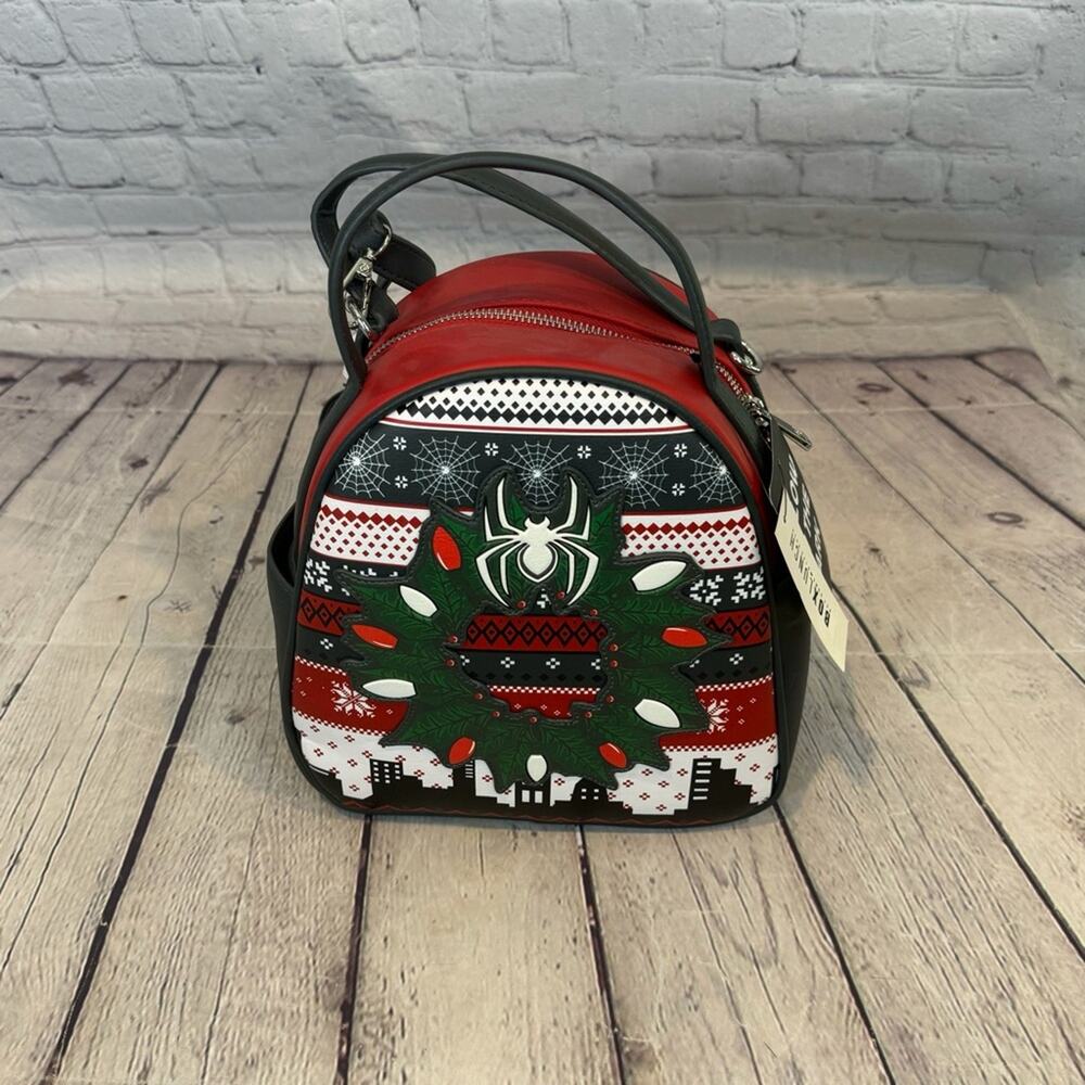 Box Lunch Spiderman Christmas Mini Backpack